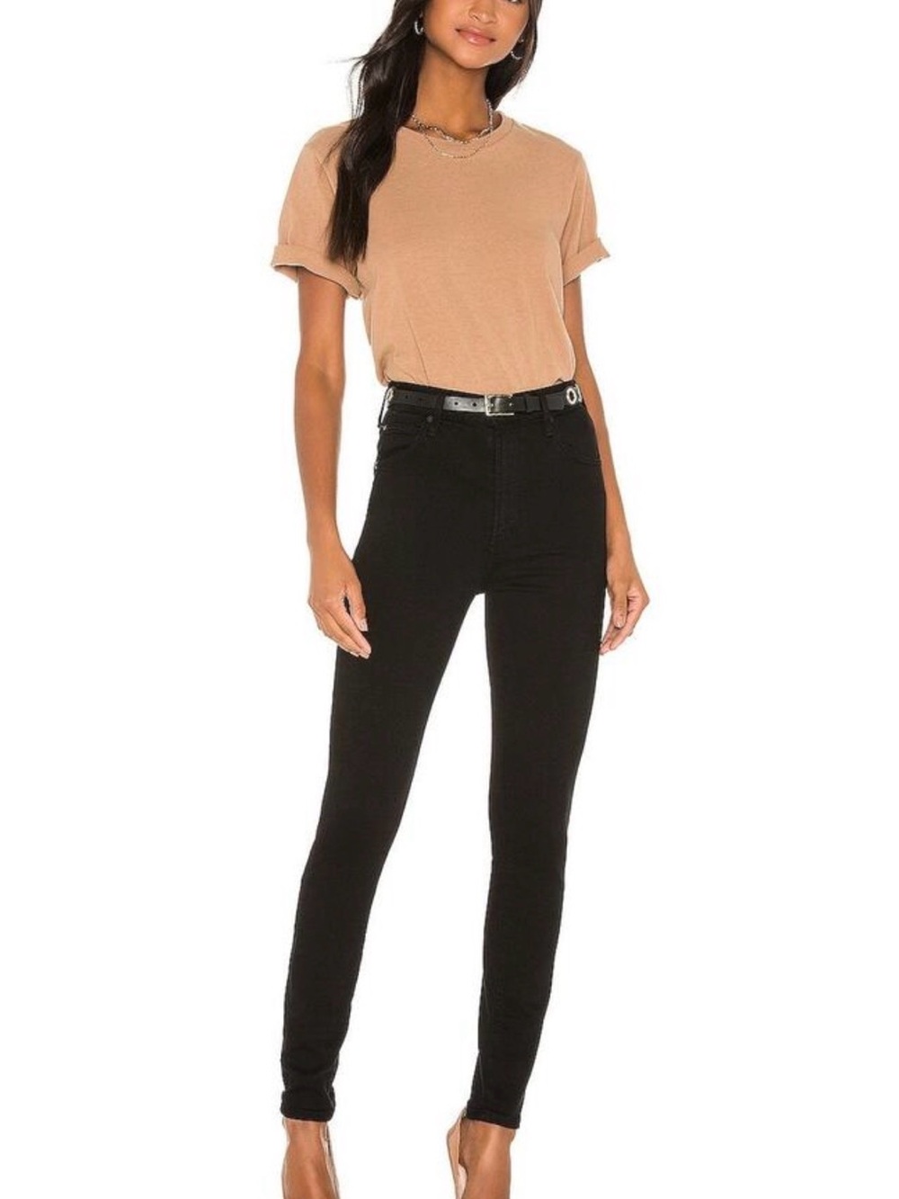 Citizens Of Humanity Black High-Rise Skinny Jeans